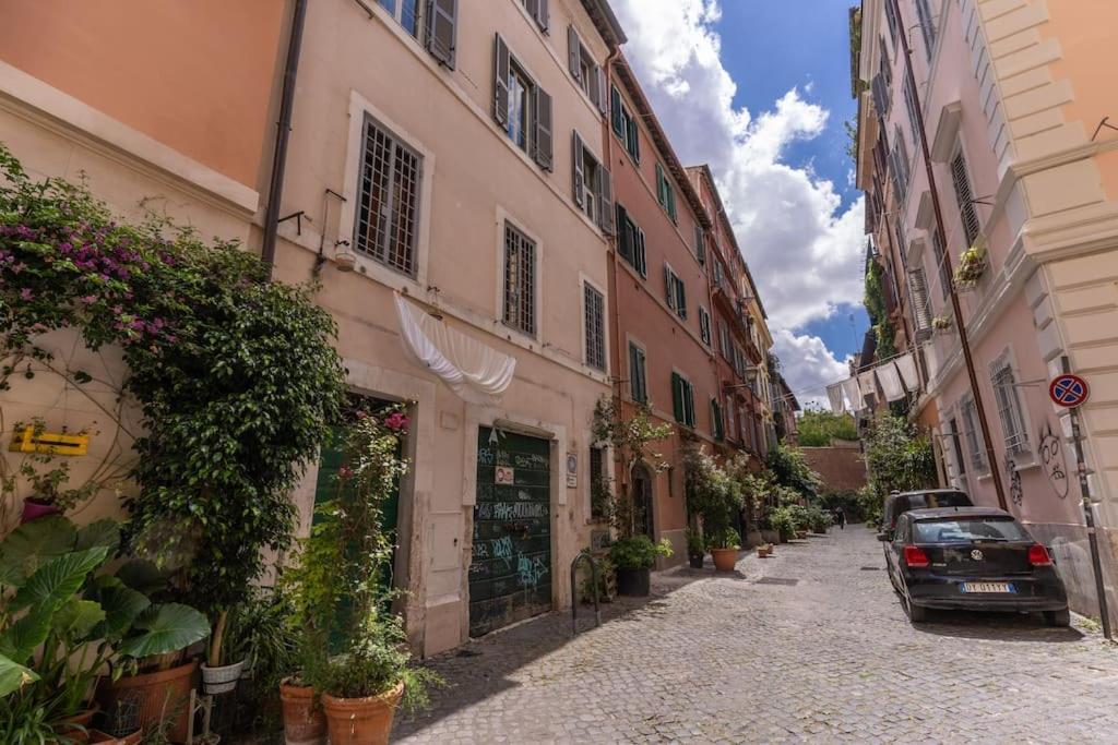 Trastevere Vicolo Del Leopardo Lägenhet